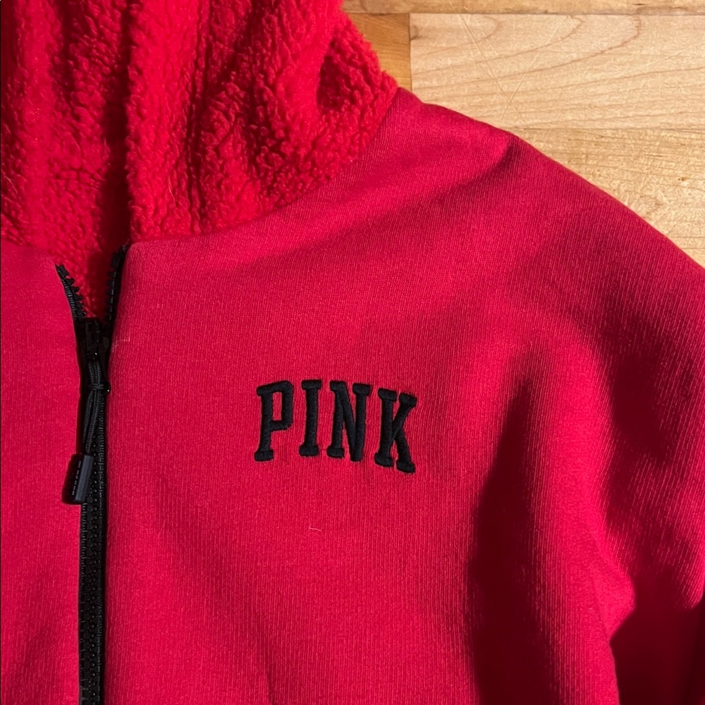 PINK Red Fleece - Picture 2 of 3